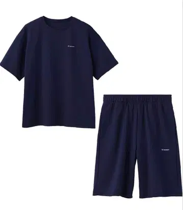 VENEX 컴포트 하프 팬츠 셋업 XL 네이비