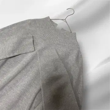 빅 사이즈! untitled/언타이틀/울 캐시미어/하이넥 니트