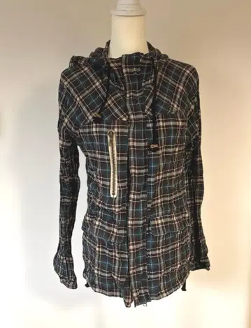 charmcult 체크 아우터