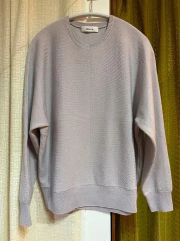 에부루 ebure 울 크루넥 니트 풀오버