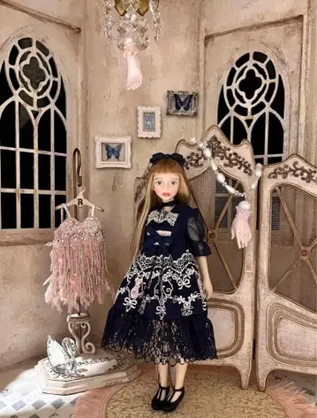 펄 목걸이 앤티크풍 인형의 집 체리짱 브라이스