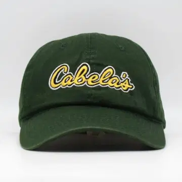 Cabela's 카벨라스 자수 캡 그린 아웃도어 그린 코튼
