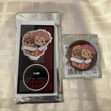 주술회전 박단야키혼포 양면 스쿠나 캔뱃지 아크릴 스탠드