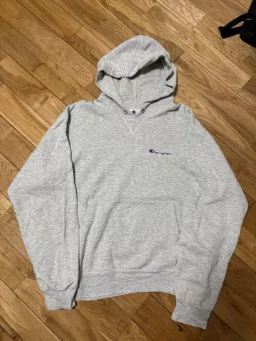 Champion 그레이 후드티 L 사이즈