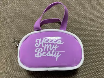HELLO MY BESTY 회장 한정판 미니 보스턴 참 도쿄 퍼플