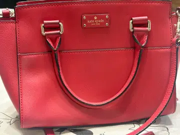 케이트 스페이드 레드 숄더백