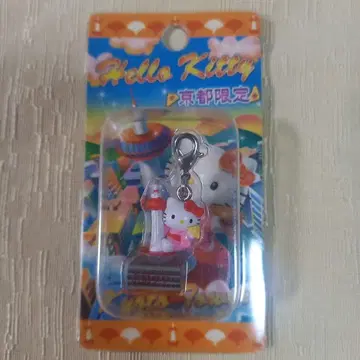 헬로키티 교토 타워 스트랩 일본 한정판