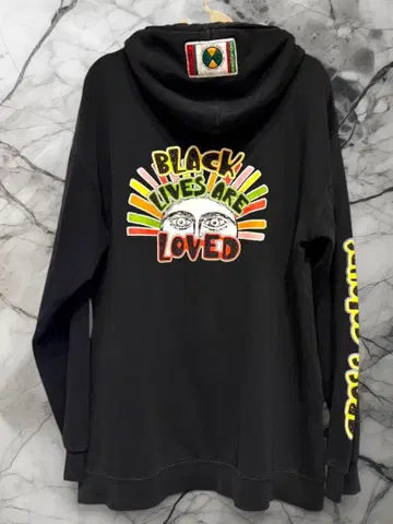 레어 90s 크로스 컬러즈 Y2K 후드티 오버 사이즈 힙합 XL