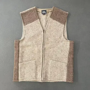 새상품 Rusk & Finch 베이지 베스트 S