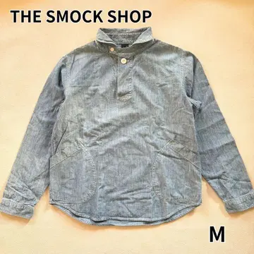 스모크샵 데님 셔츠 풀오버 긴팔 셔츠 워크 데님