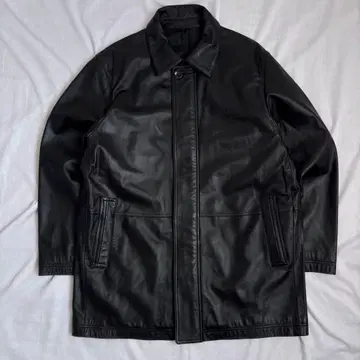 가죽 자켓 양가죽 천연 가죽 남성용 XL 오버 사이즈 블랙 vintage