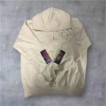 컬러풀 그래픽 베이지 후드티