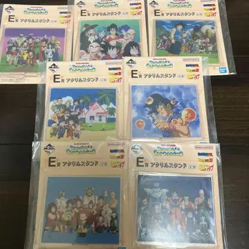 제일복권 드래곤볼 E상 아크릴 스탠드 전7종 컴프
