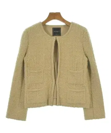 FOXEY 노카라 자켓 여성용