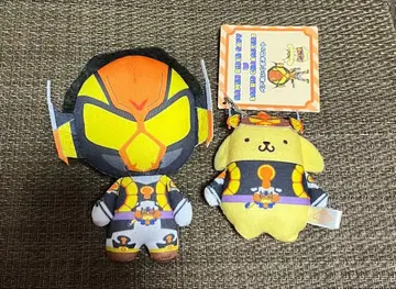 가면라이더 가브 산리오 커플 봉제 인형 세트 가면라이더 라무 푸딩