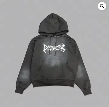 centimeter 크롭 블랙 후드티