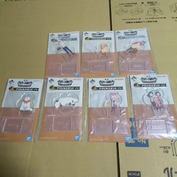 SPY x FAMILY 제일복권 아크릴 스탠드 전 7종 컴프 세트