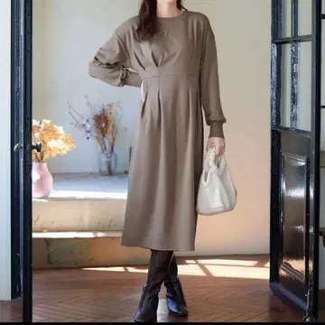 분또 턱 원피스 긴팔 원피스 흡수 발열 정전기 방지 medium