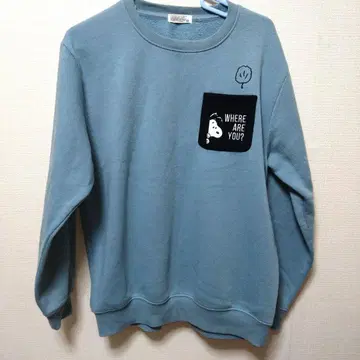 PEANUTS 스누피 트레이닝복 LL 스카이블루 긴팔 피넛