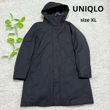 [유니클로] 컨디션 최상 하이브리드 다운 코트 네이비 XL 사이즈