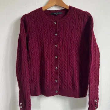 새상품급 맥피 MACPHEE 케이블 니트 가디건 1 캐시미어