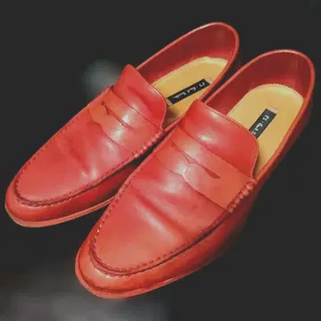 PS Paul Smith 빨간색 가죽 로퍼 MADE IN ITALY