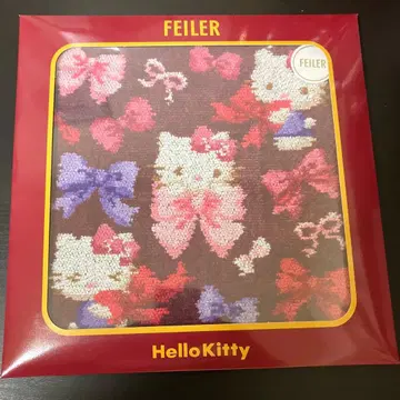 새상품 FEILER 페이러 산리오 콜라보 헬로키티 케이스 포함