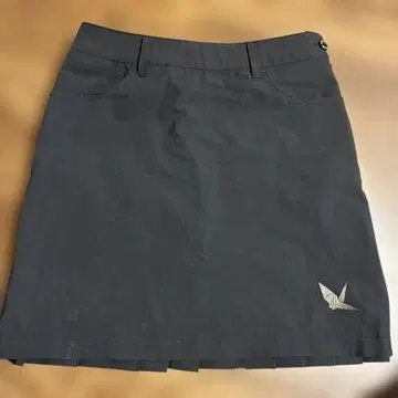 1PIU1UGUALE3 골프 여성용 블랙 스커트 I S 사이즈