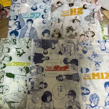 아다치 미츠루 카드 아다치 미츠루전 55주년 혜택 클리어 파일 5점 세트