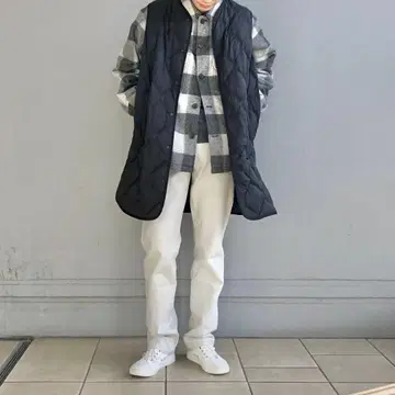 유니클로 오버 셔츠 자켓 그레이 L