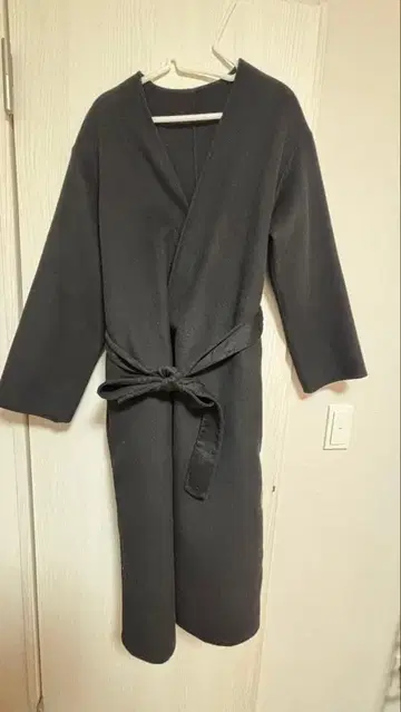 ROPE mademoiselle 블랙 롱 코트 36