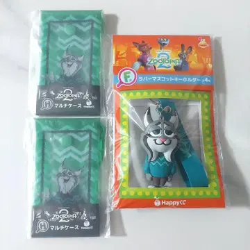 주토피아2 Happy 복권 F상 러버 마스코트 키링