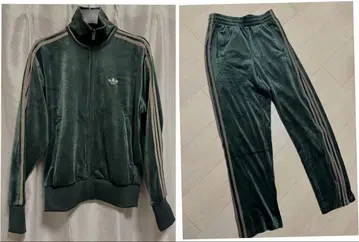 새상품 adidas 파이어버드 트랙 벨로아 xs 상하의 세트