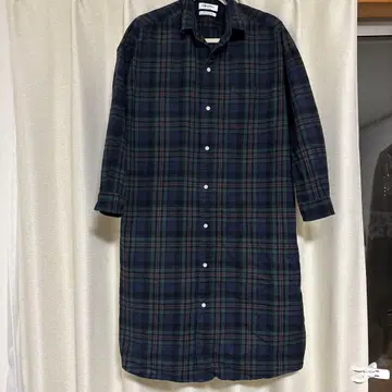 새상품급 Gymphlex 짐플렉스 플란넬 셔츠 셔츠 원피스