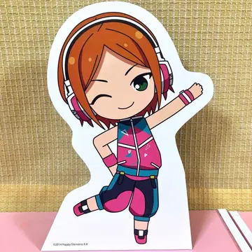 앙스타 아오이 히나타 SD 캐릭터 종이 소재 팝