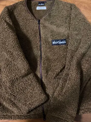 WILD THINGS 보아 자켓 38사이즈 브라운