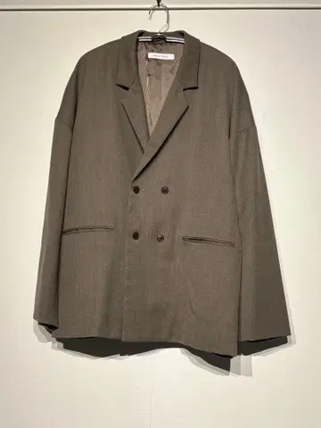 BRACTMENT 브라운 더블 브레스트 테일러드 자켓