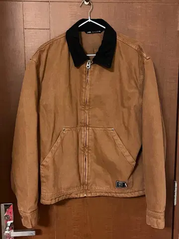 zara 워크 자켓 콤비 컬러 자켓