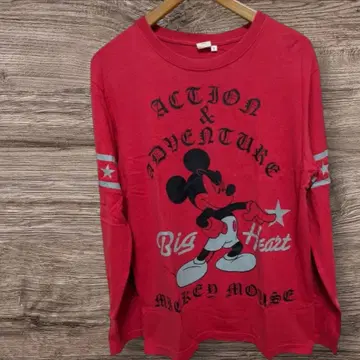 상태 A+ 멋진 미키마우스 긴팔 셔츠
