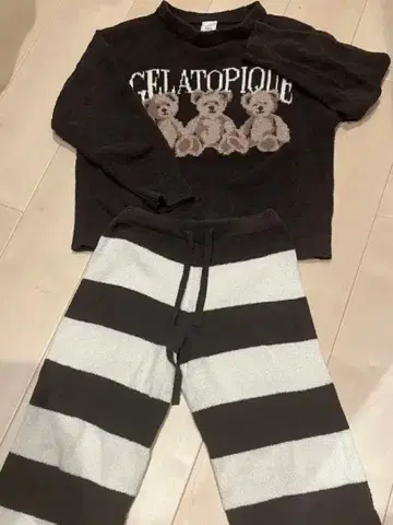 GELATOPIQUE 테디베어 룸웨어 세트
