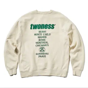 TWONESS WORLD TOUR CREW 맨투맨 사이즈 XL