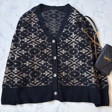 AND SEARCH 오버 사이즈 니트 가디건 올 패턴 6864