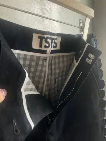 TSTS 2025 aw 안감 체크 팬츠