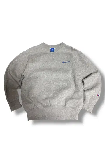 Champion 그레이 크루넥 맨투맨