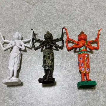 가챠가챠 아수라상 피규어 세트 (화이트, 블랙, 레드)