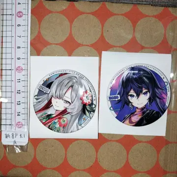 KAMITSUBAKI CITY 캔뱃지 2개 세트 koko sekai