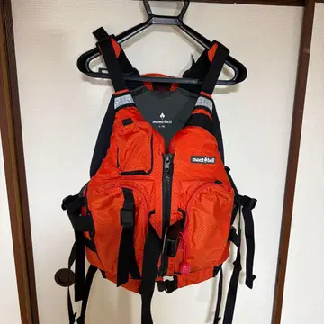 mont-bell 레스큐 플로팅 베스트 L/XL 오렌지 PFD