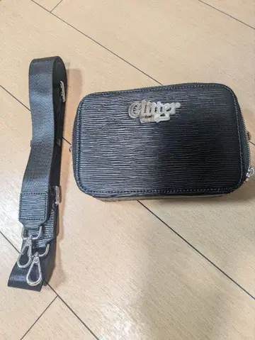 GLITTER 블랙 숄더백 글리터