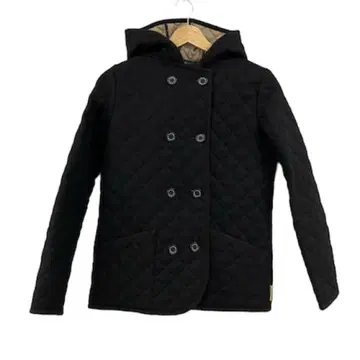 트래디셔널 웨더웨어 퀼팅 자켓 블랙