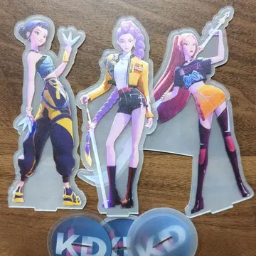 KPOP 걸즈! 데몬 헌터즈 아크릴 스탠드 3체 세트